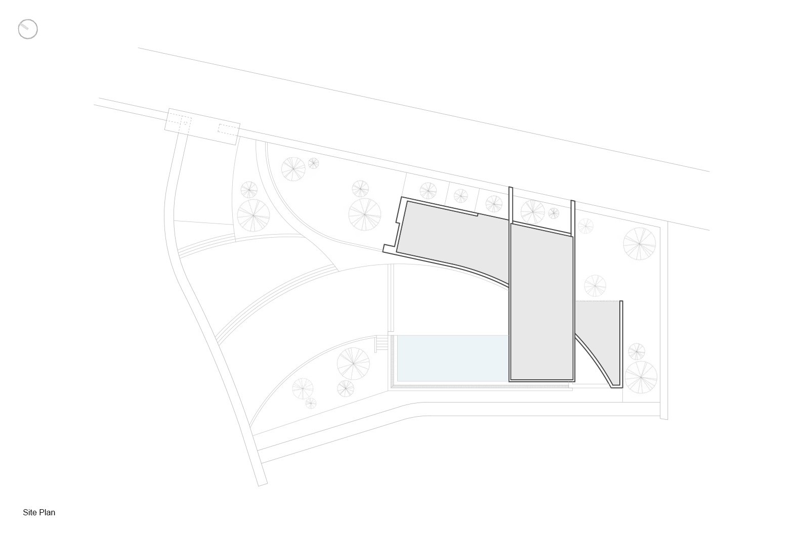 LA Chalet site plan